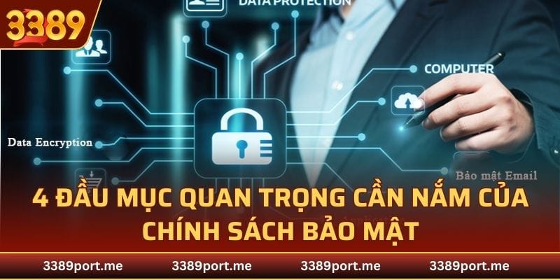 4 đầu mục quan trọng cần nắm của chính sách bảo mật