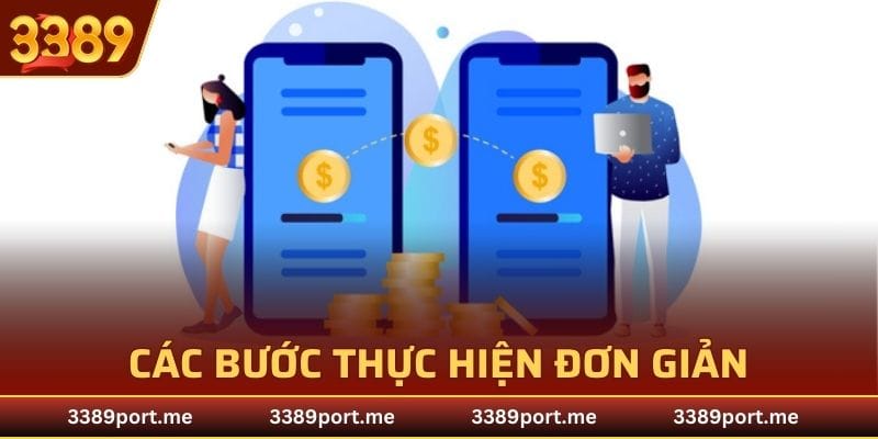 Các bước giao dịch tiện lợi