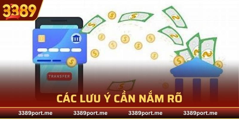 Các điều cần nắm rõ khi giao dịch